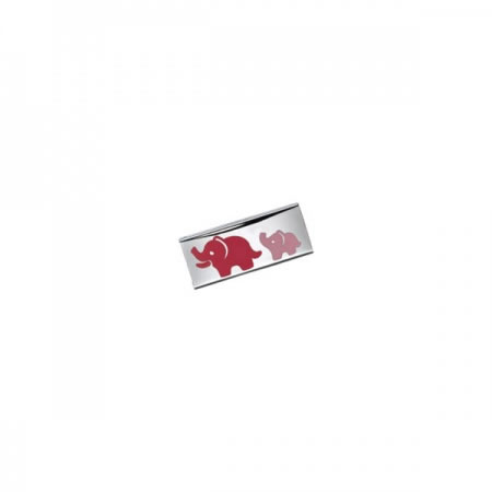 Magnetix Slider für Kinderarmband 2957 "Smilie Rot"  Magnetschmuck 